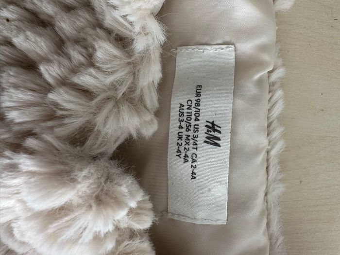 Gilet fille h&m 2-4 ans 98-104 cm - photo numéro 3