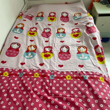 Housse de couette 1pers fille