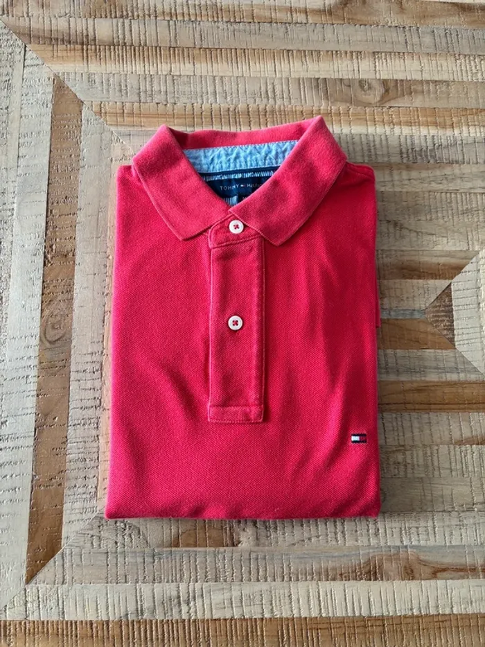 Polo Tommy H rouge
