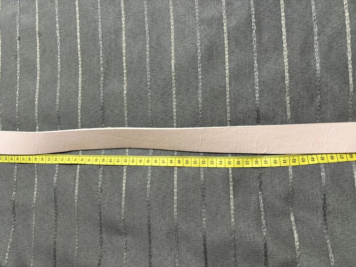 Ceinture rose pale avec boucle en métal rectangulaire neuve 80 cm - photo numéro 5