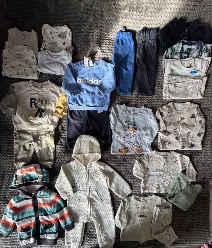 🌟 Grand lot garçon – 83 vêtements – tailles 1M / 3M / 6M – Très bon état ! - photo numéro 7