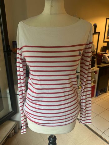 Haut marinière rouge - Ralph Lauren