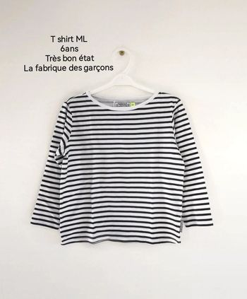 T shirt ML 6ans