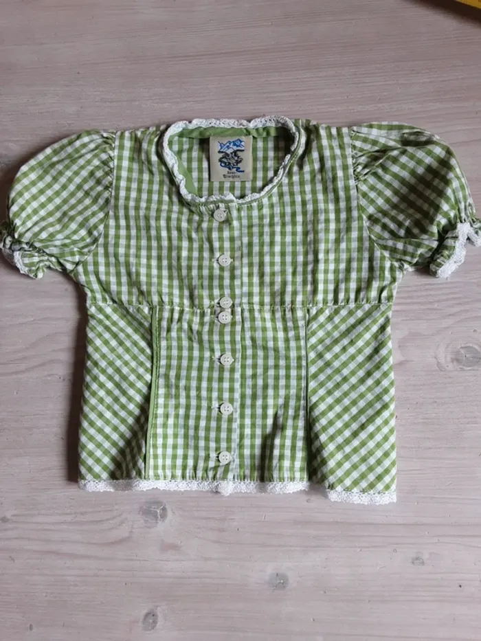Trachtenbluse oktoberfest T. 92cm (2-3 ans)