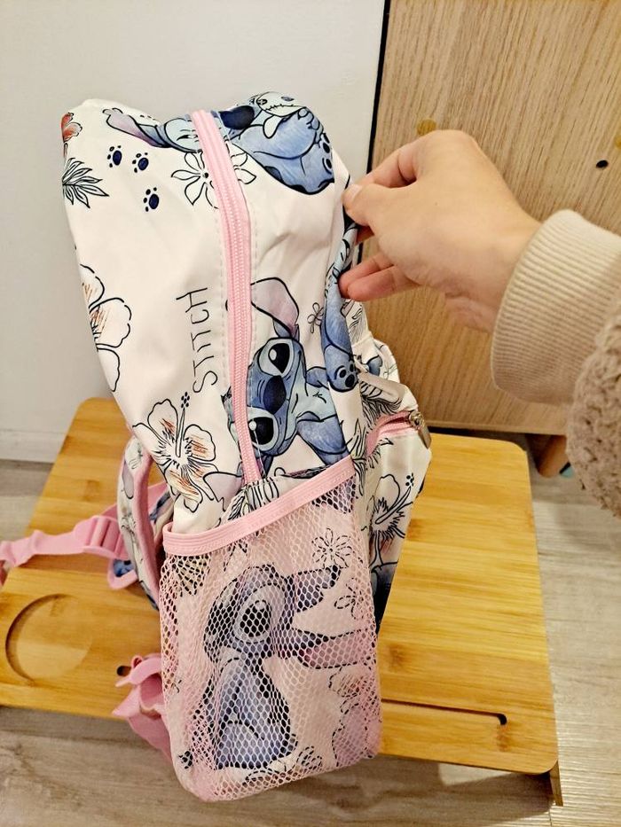 magnifique sac à dos NEUF stitch tropical cartable école rentrée scolaire - photo numéro 2