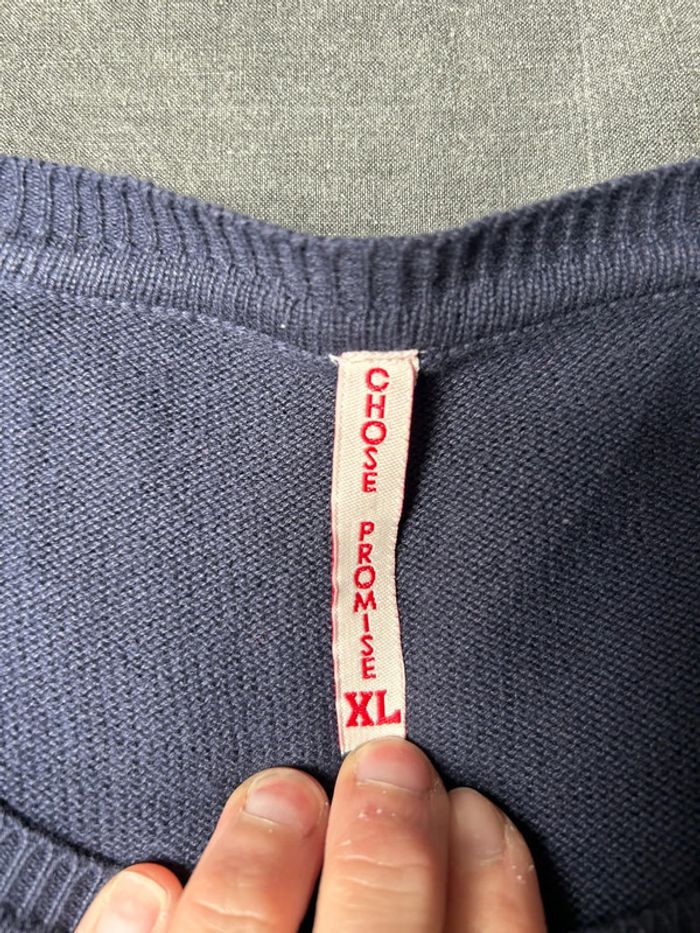 Gilet bleu marine - photo numéro 3