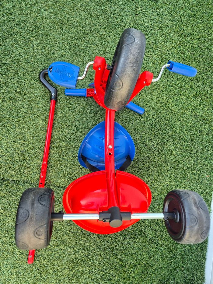 Tricycle vélo bébé enfant évolutif be fun spidey spiderman smoby - photo numéro 5