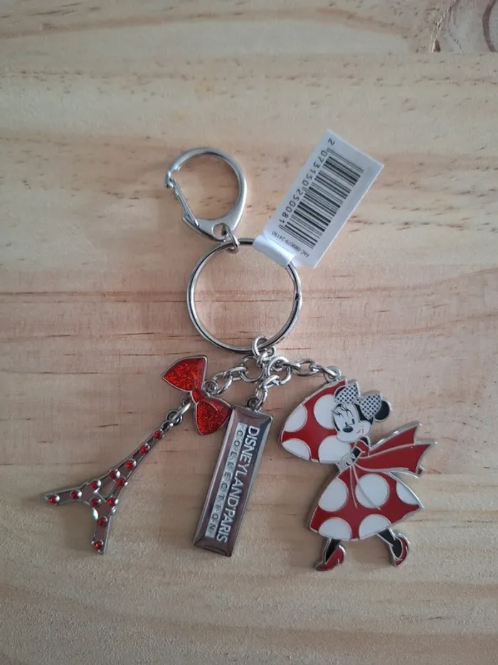 Porte-clés Disneyland Paris Collection Minnie Tour Eiffel