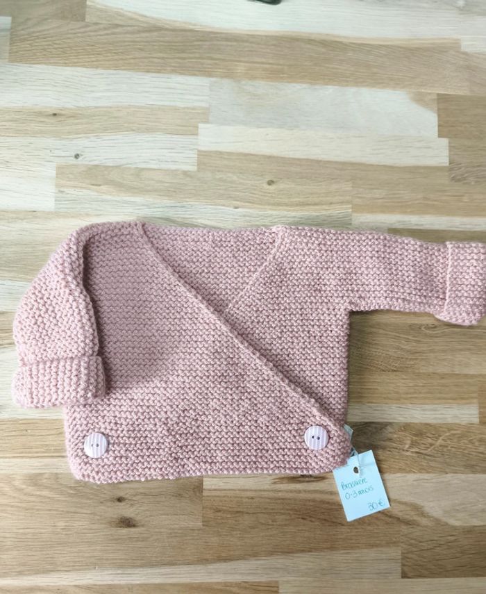 Brassière bébé vieux rose