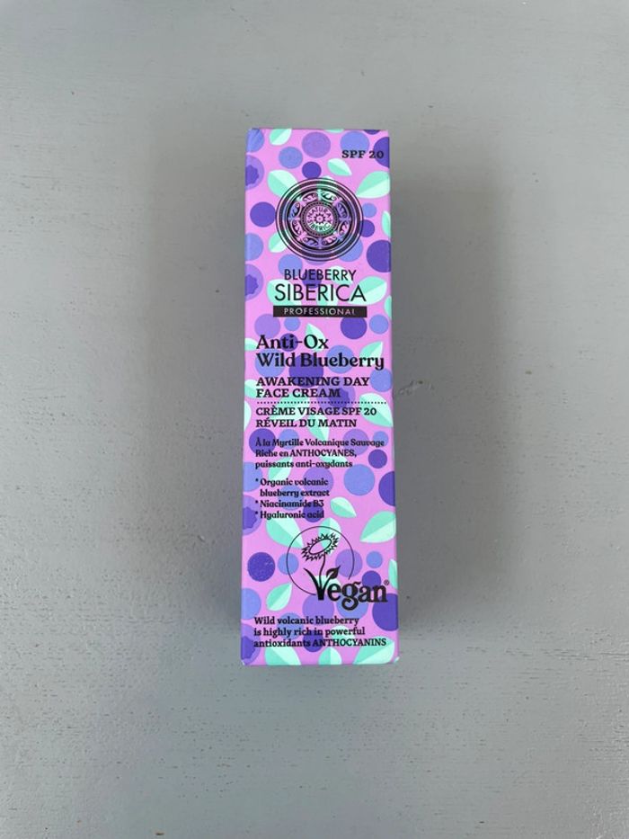 Crème jour Natural Siberica neuf