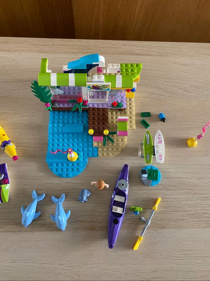 Lego friends shop surf heartlake 41315 41317 catamaran sunshine - photo numéro 8