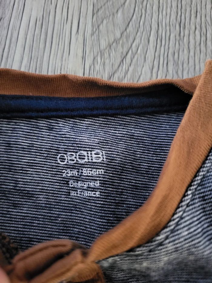 T shirt manches longues 23 mois (86 cm) - photo numéro 4