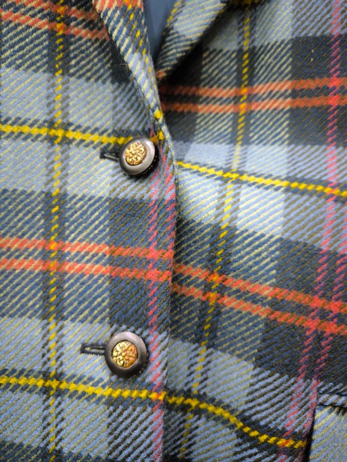 Veste costume en laine vintage taille 38 - photo numéro 2