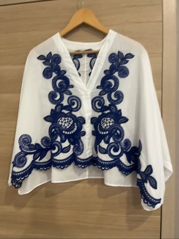 Blouse Zara blanche