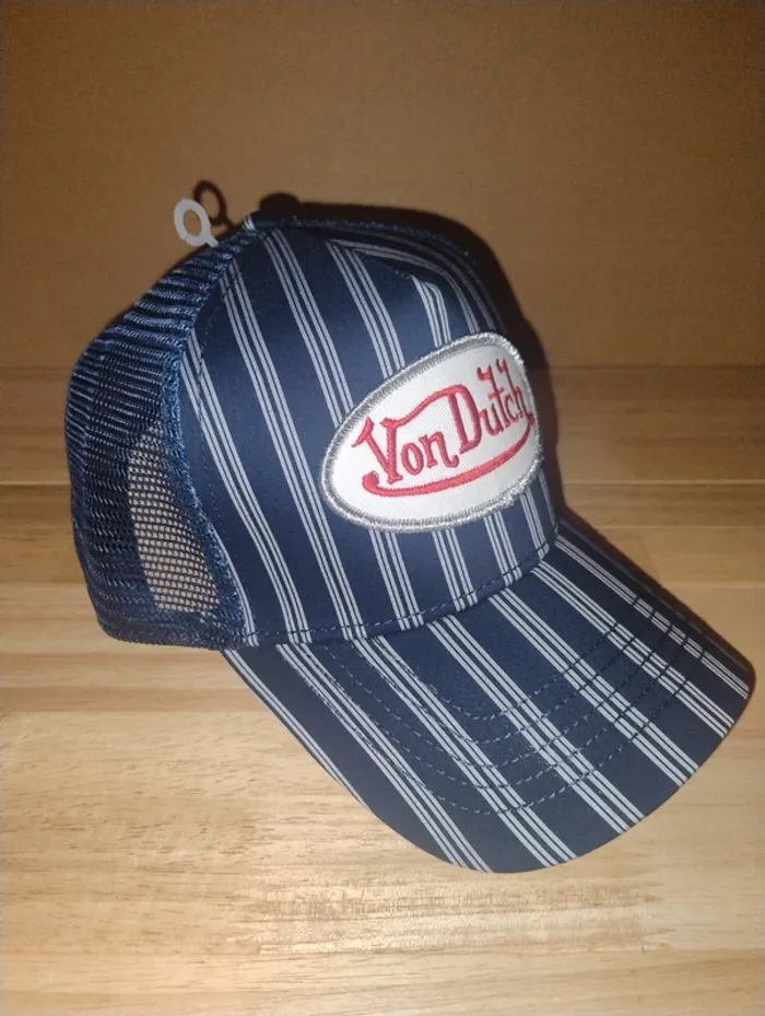 Von dutch casquette taille unique bleue et grise - photo numéro 2