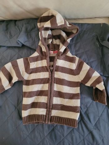 Gilet à capuche DPAM 3 mois