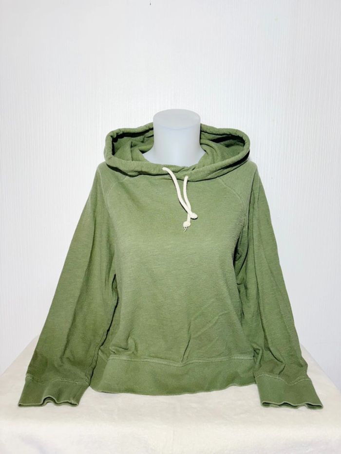Sweat à capuche vert basic H&M - Taille S