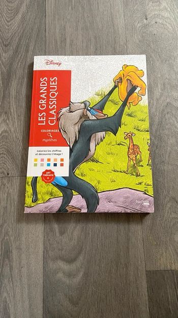 Livre coloriage mystère les grands classique tome 1 en très bon état (quelque coloriage de réaliser)