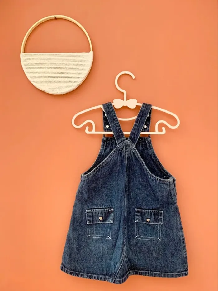 🌼 Robe salopette en jean Grain de Blé – 3 ans - photo numéro 2