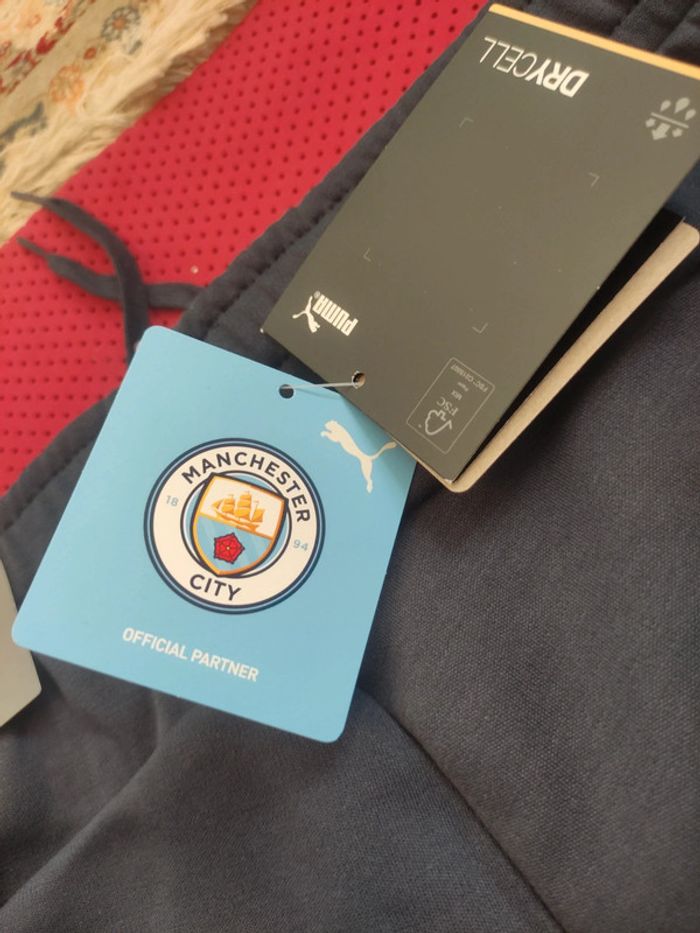 Pantalon de foot Manchester City, Puma Authentique Officiel taille enfant 13/15 ans, Neuf - photo numéro 12