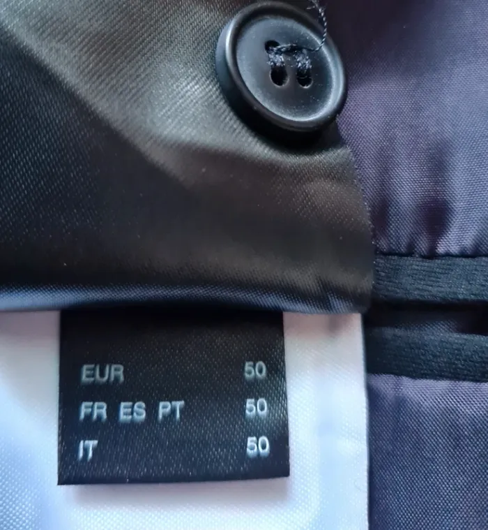veste costume tailleur noire Canda C&A homme taille 50 - photo numéro 12