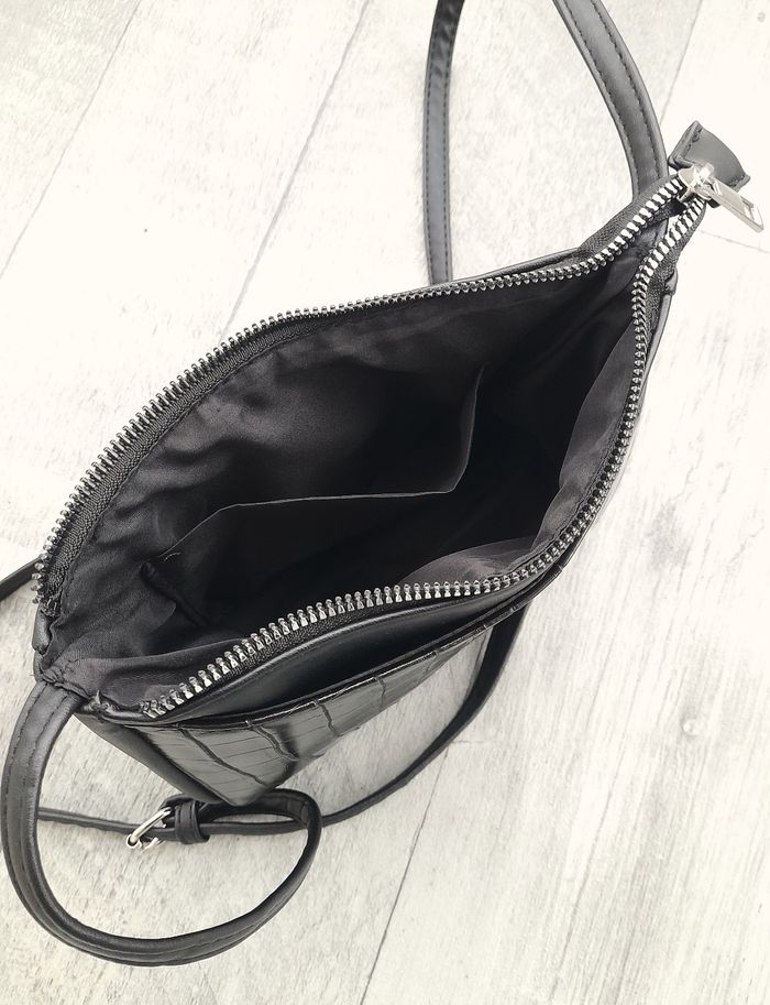 Sac bandoulière aspect croco - photo numéro 7