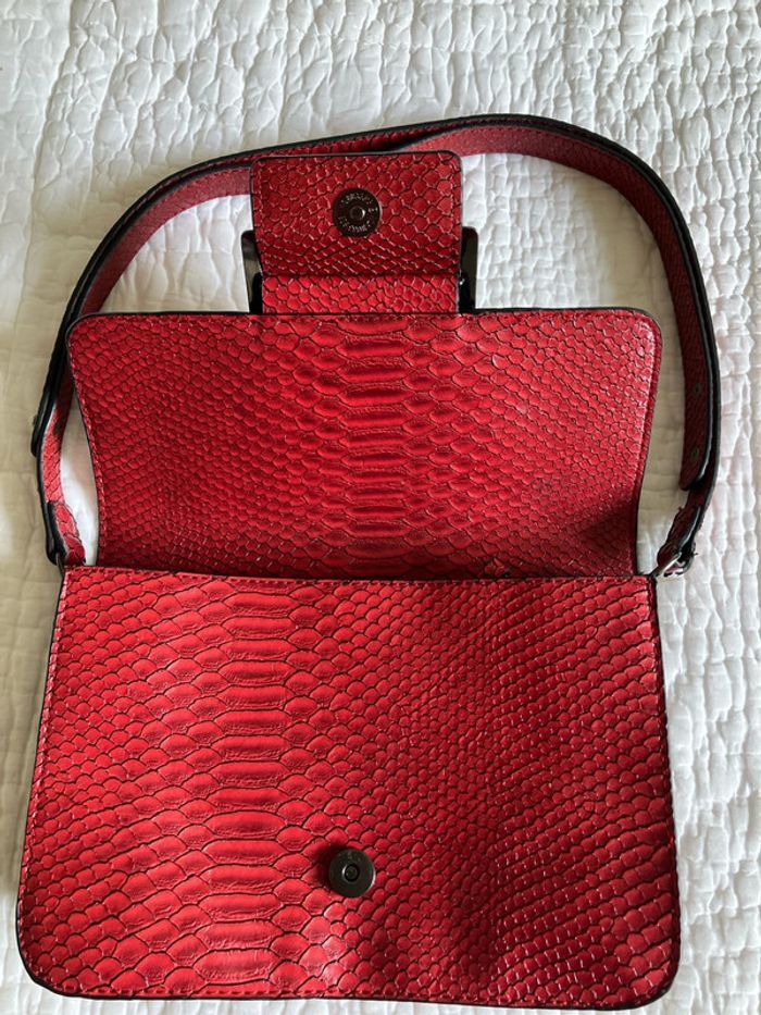 Sac baguette façon reptile - photo numéro 3