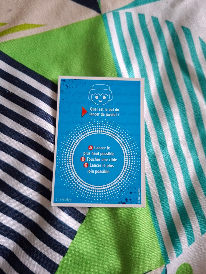 Carte playmobil football 14 - photo numéro 2