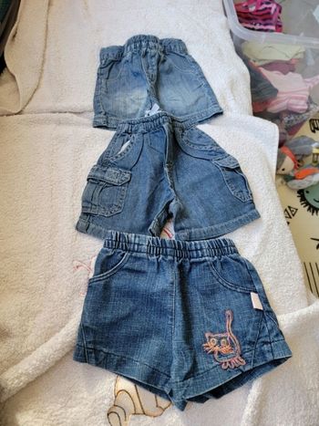 Lot de 6 shorts en 6 mois