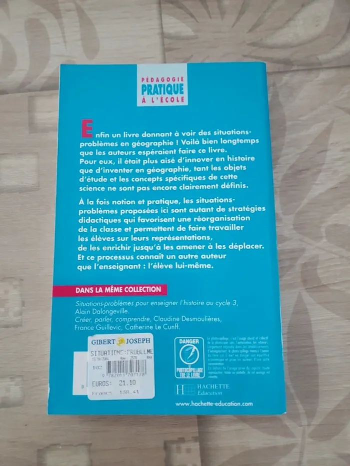 Situations-problemes pour enseigner la géographie au cycle 3 Hachette Éducation - photo numéro 2
