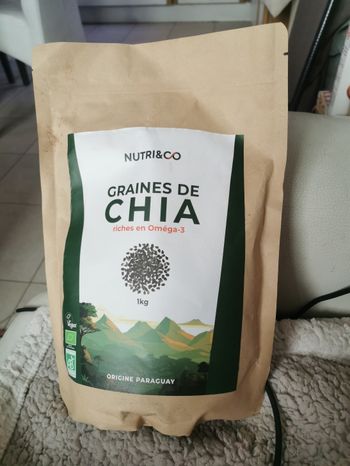 Graines de chia nutri & co 1 kg neuf 
