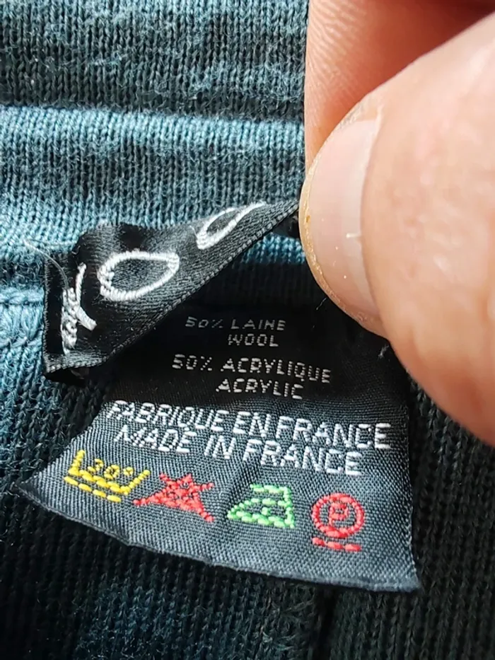 Kookaï Pantalon Slim Maille Laine T36 – bleu - photo numéro 5