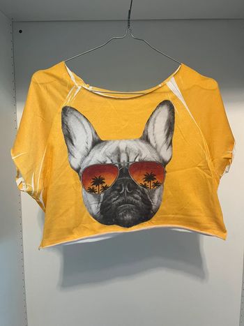 Crop top bouledogue Taille S