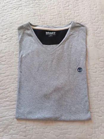 T-shirt gris Timberland homme taille L