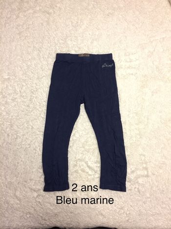 Legging jean Bourget bleu marine