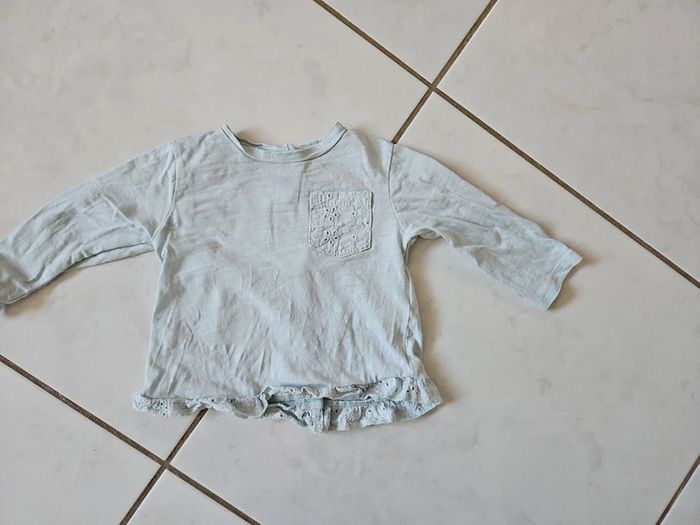 T-shirt ml bébé fille 12 mois BBF3 - photo numéro 2