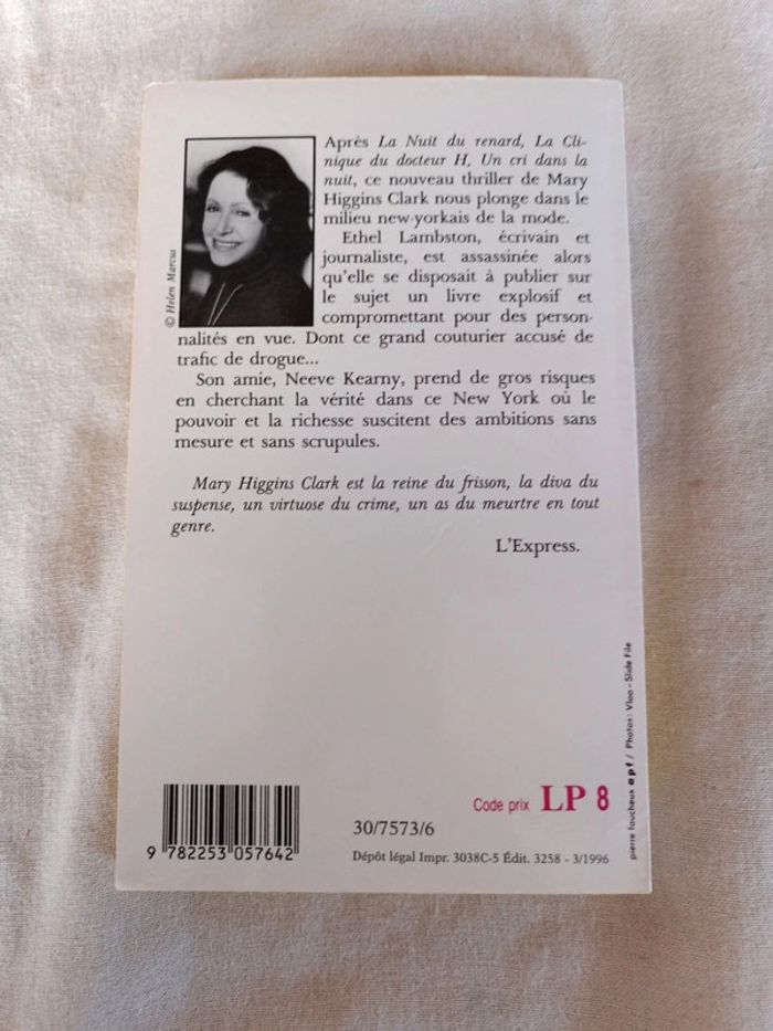 Dors ma jolie Mary Higgins Clark - photo numéro 2