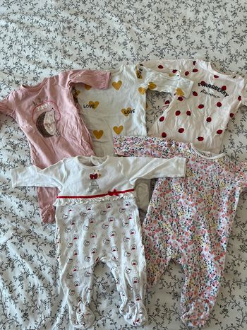 Lot pyjamas 6 mois manches longues