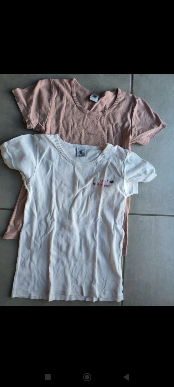 Vend maillot de corps fille manches courtes 10 ans - photo numéro 2