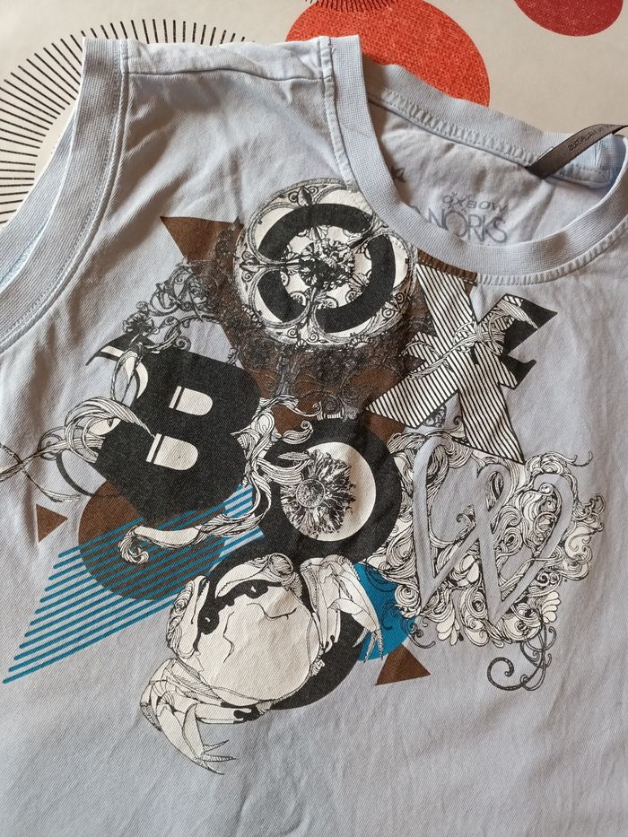 Débardeur t-shirt sans manche 👨 taille L - photo numéro 3