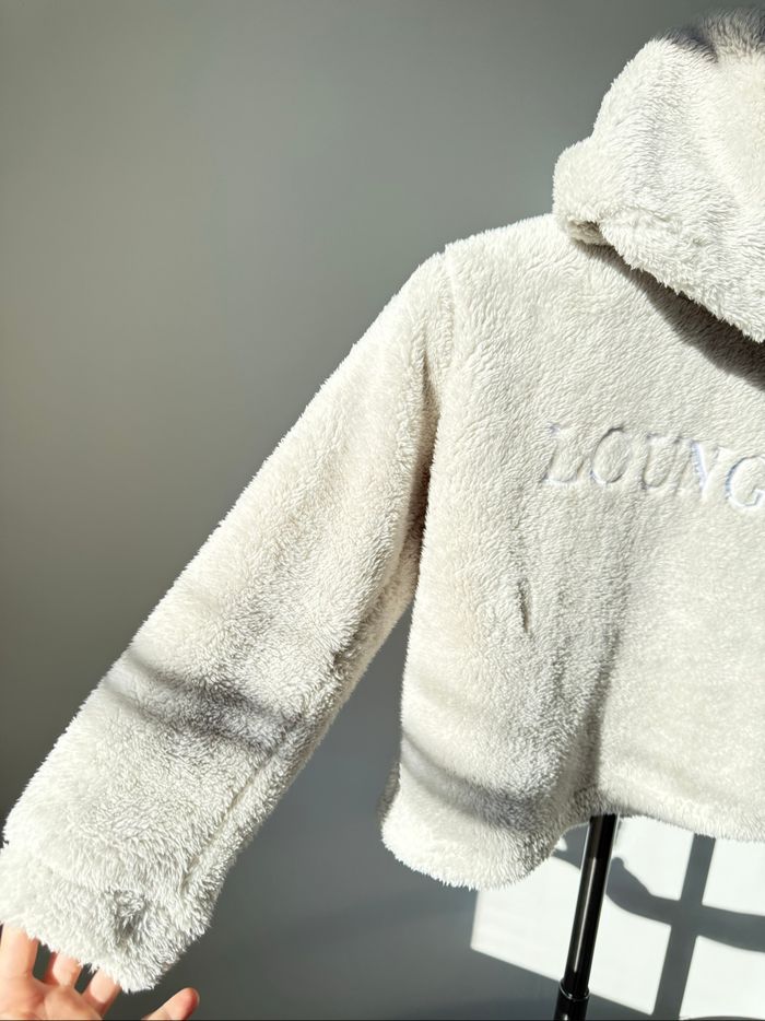 Pull sweat moumoute à capuche Lounge XS beige - photo numéro 3
