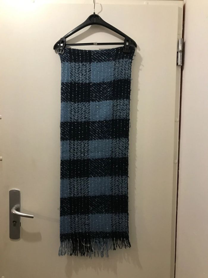 Longue écharpe châle hiver 🥶 🧣 à carreaux