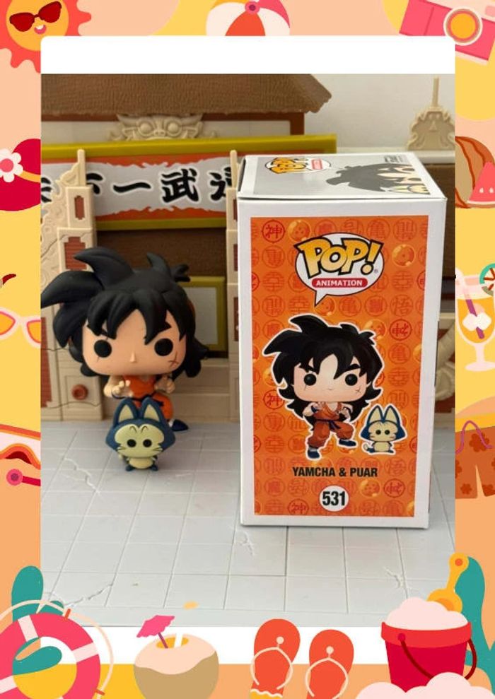Funko pop Yamcha puar plume dragon ball z 531 - photo numéro 3