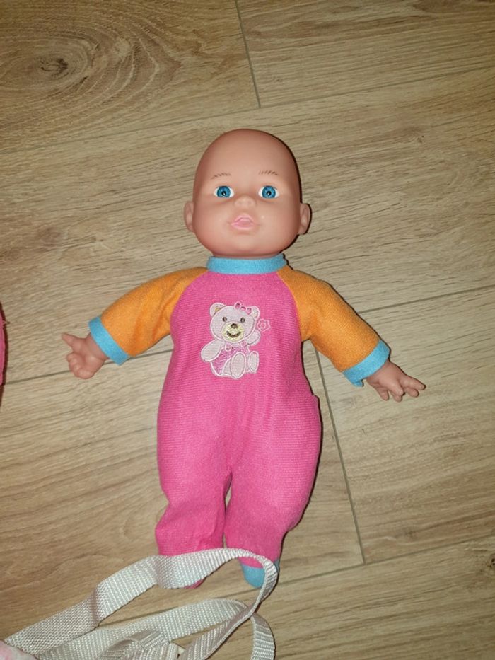Ensemble poupée couffin porte bébé - photo numéro 5