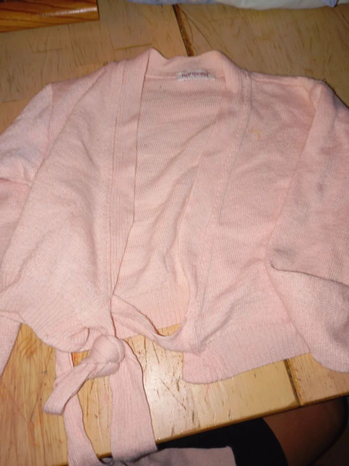 Gilet cache coeur rose - photo numéro 2