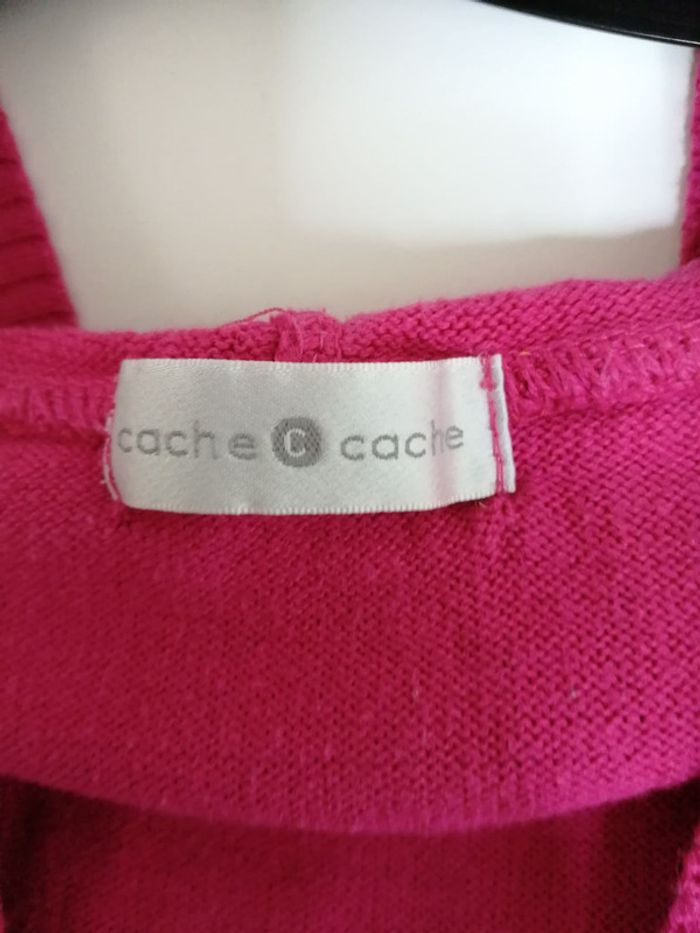 Pull manches courtes capuche femme T38 Cache cache - photo numéro 3