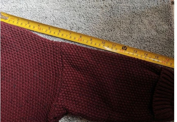 Pull à manches courtes M Bordeau Femme laine made in italie - photo numéro 7