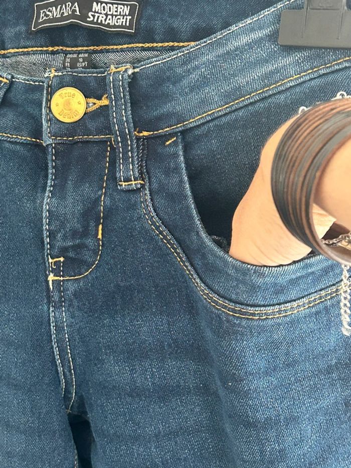Jean taille basse évasé Esmara taille 38 - photo numéro 3