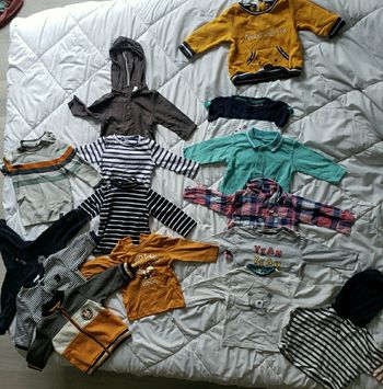 Gros Lot vêtements bébé 6 mois automne hiver