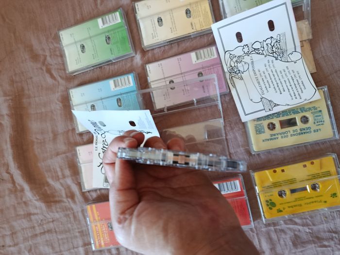 Lot d de 12 anciennes cassettes audio contes pour enfants - photo numéro 5
